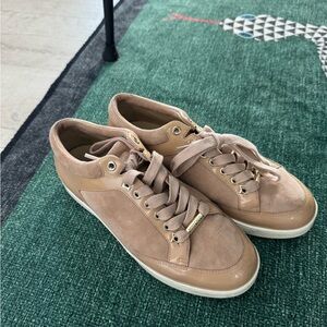 Jimmy Choo Tan Sneakers
